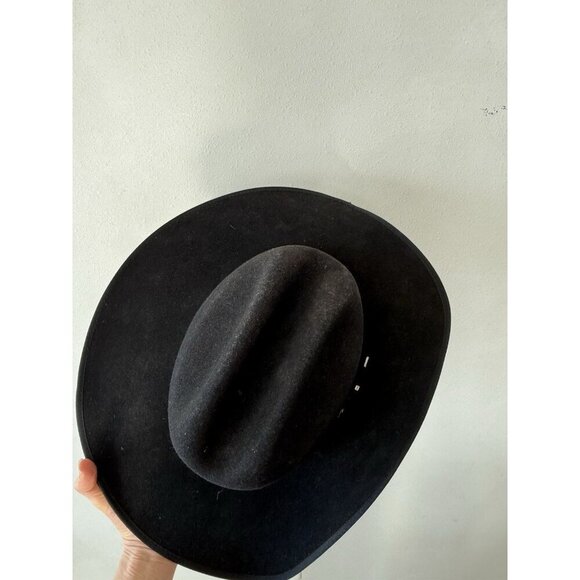 MHT Master Hatters of Texas Western Cowboy Hat Men’s Beaver Blend 7 1/2 60 Black